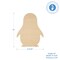 Wooden Penguin Cutout, Multiple Sizes Available, Unfinished for Christmas &#x26; Decor| Woodpeckers Crafts
